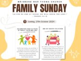 Family Sunday (27th October 2024)