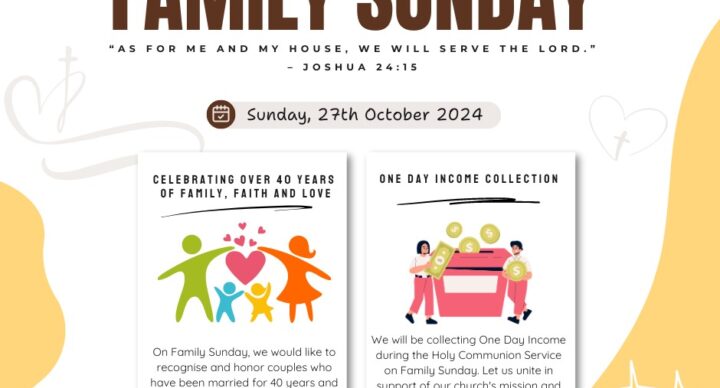 Family Sunday (27th October 2024)